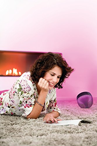 Philips Living Colors Iris, Energiesparende LED-Technologie mit 10 Watt,16 Millionen Farben, mit Fernbedienung, schwarz 7099930PH - 6