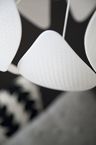 Philips myLiving Pendelleuchte Chiffon, 60 W, Plastik, E27, weiß, 59 x 59 x 52,4 cm, 4093331PN - 2