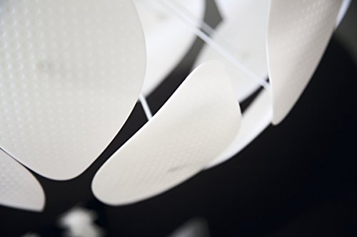 Philips myLiving Pendelleuchte Chiffon, 60 W, Plastik, E27, weiß, 59 x 59 x 52,4 cm, 4093331PN - 3