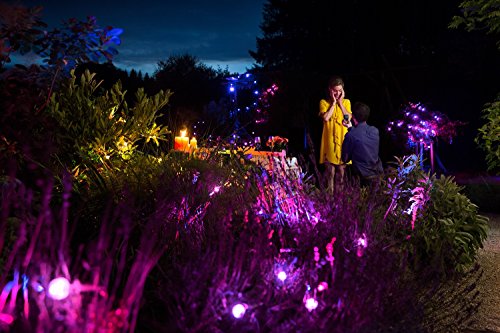 OSRAM LED Gartenleuchte LIGHTIFY Gardenspot Mini Add-On 3 Spots, 1,5m Länge / dimmbar / Farbsteuerung RGB / Kompatibel mit Alexa - 4
