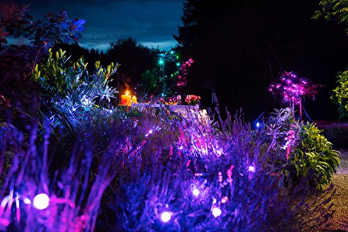 OSRAM LED Gartenleuchte LIGHTIFY Gardenspot Mini Add-On 3 Spots, 1,5m Länge / dimmbar / Farbsteuerung RGB / Kompatibel mit Alexa - 5