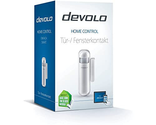 devolo Home Control Türkontakt/Fensterkontakt (Z-Wave Hausautomation, Haussteuerung per iOS/Android App, Smart Home Sensor, Funk Magnetkontakte) weiß - 2