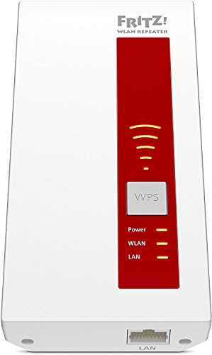 AVM FRITZ!WLAN Repeater 1750E – Dual-WLAN AC + N bis zu 1.300 MBit/s 5 GHz + 450MBit/s 2,4 GHz - 2