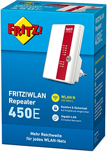 AVM FRITZ!WLAN Repeater 450E (450 MBit/s, Gigabit LAN, WPA2), geeignet für Deutschland - 3