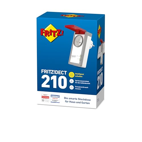 AVM FRITZ!DECT 210 (intelligente Steckdose für Smart Home, mit Spritzwasserschutz (IP 44) für Einsatz im Außenbereich) - 4
