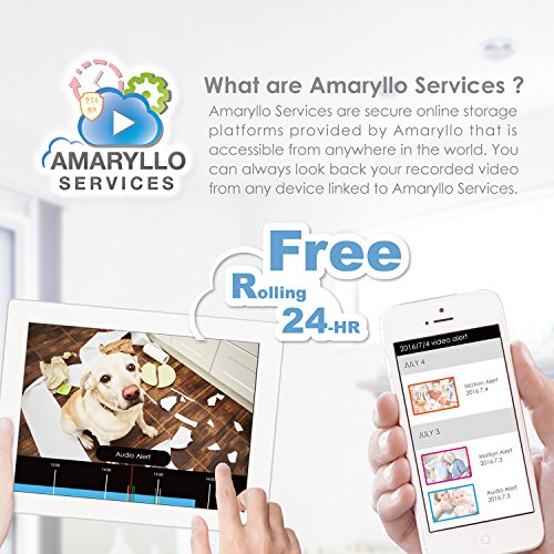 Amaryllo Atom HD Security Roboter-Kamera 360 Grad View in weiß - 10