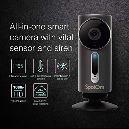 SpotCam 1080P Full-HD IP-Kamera / WLAN-Überwachungskamera Outdoor mit Smart Home Integration - 2
