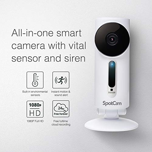 SpotCam 1080P Full-HD IP-Kamera – WLAN-Überwachungskamera Indoor mit Smart Home Integration - 2