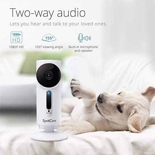 SpotCam 1080P Full-HD IP-Kamera – WLAN-Überwachungskamera Indoor mit Smart Home Integration - 4