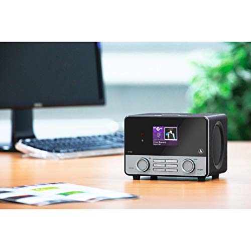 Hama Internetradio „IR110M“ (WLAN/LAN, Fernbedienung, USB-Anschluss mit Lade- und Wiedergabefunktion, Weck- und Wifi-Streamingfunktion, Multiroom, gratis Radio App), schwarz - 2