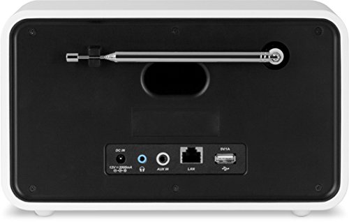 TechniSat DIGITRADIO 580 – Stereo Digitalradio mit CD-Player Internetradio mit Multiroom-Streaming, Bluetooth, Steuerung per App, 2 x 10 Watt) weiß - 2