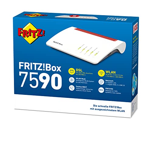 AVM FRITZ!Box 7590 High-End WLAN AC + N Router - 5