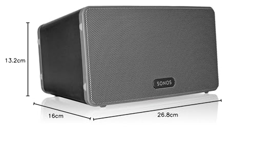 Sonos PLAY:3 I Vielseitiger Multiroom Smart Speaker für Wireless Music Streaming (schwarz) - 10