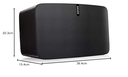 Sonos PLAY:5 I Klangstarker Multiroom Smart Speaker für Wireless Music Streaming (schwarz) - 7