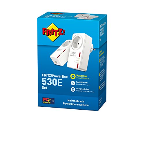 AVM FRITZ!Powerline 530E Set (500 Mbit/s, Fast-Ethernet-LAN, Steckdose) deutschsprachige Version - 3