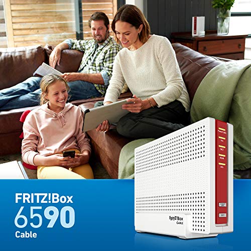 AVM FRITZ!Box 6590 Cable WLAN AC + N Router (DOCSIS-3.0-Kabelmodem, Dual-WLAN AC+N mit 1.733 Mbit/s (5 GHz) + 800 MBit/s (2,4 GHz), VoIP-Telefonanlage) - 7