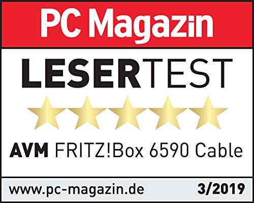 AVM FRITZ!Box 6590 Cable WLAN AC + N Router (DOCSIS-3.0-Kabelmodem, Dual-WLAN AC+N mit 1.733 Mbit/s (5 GHz) + 800 MBit/s (2,4 GHz), VoIP-Telefonanlage) - 9