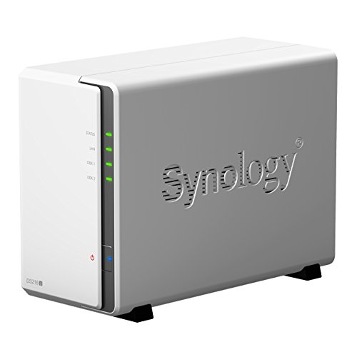 Synology DS216J 4TB (2 x 2TB WD RED) 2 Bay Desktop-NAS-Einheit - 2