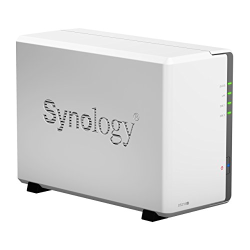 Synology DS216J 4TB (2 x 2TB WD RED) 2 Bay Desktop-NAS-Einheit - 3