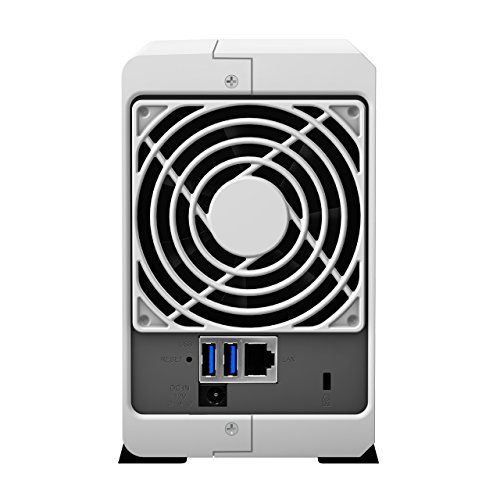 Synology DS216J 4TB (2 x 2TB WD RED) 2 Bay Desktop-NAS-Einheit - 7