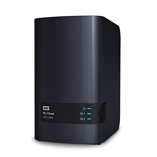 WD My Cloud EX2 Ultra 2 Bay NAS Festplatte Netzwerk-Speicher zum Streamen und Datensicherung – externe Festplatte von Western Digital - 2