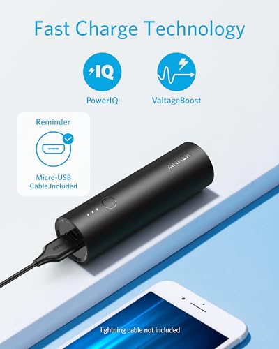 Anker PowerCore 5000mAh Externer Akku- Kompakte Powerbank - 4