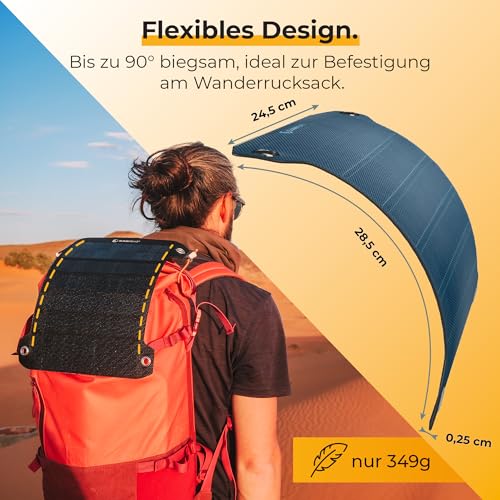 SunnyBAG Leaf+ – Premium Outdoor Solar Ladegerät - 6