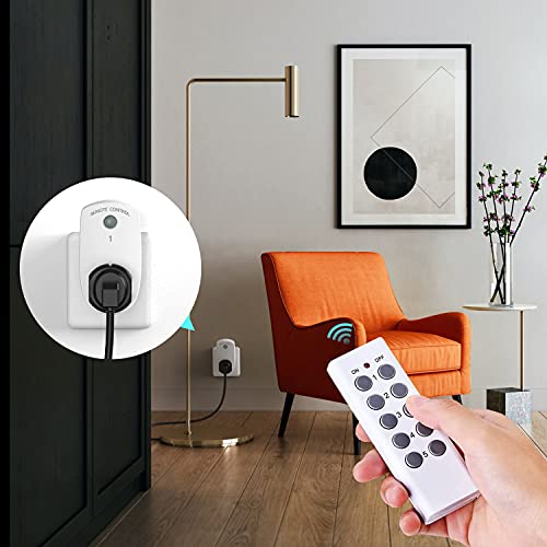 Funksteckdosen Set aus 5 Funksteckdose mit 2 Fernbedienung - 7