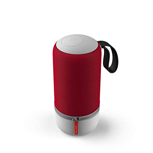 Libratone ZIPP MINI 2 Smart Wireless kleiner Lautsprecher (Alexa Integration, AirPlay 2, MultiRoom, 360° Sound, Wlan, Bluetooth, Spotify Connect, 12 Std. Akku) cranberry red - 3