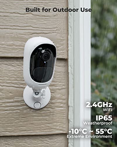 Reolink Überwachungskamera Argus 2 + Solarpanel, 1080p kabellose WLAN IP Kamera - 7