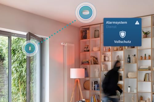 Bosch Smart Home Starter Set Einbruchschutz mit Rauchmelder II und Tür-/Fensterkontakt II, mit App Steuerung, kompatibel mit Apple Homekit - 7