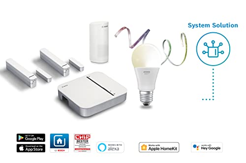 Bosch Smart Home und LEDVANCE Sicherheit Starter Set mit App-Funktion und integrierten LED Lampen (kompatibel mit Apple HomeKit) - Grün - 6