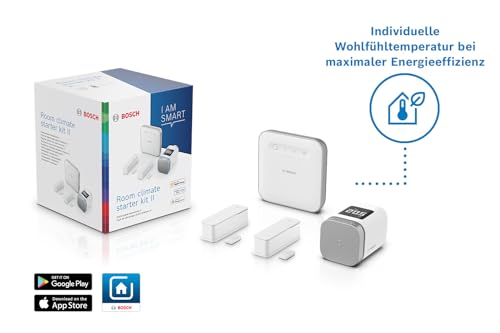 Bosch Smart Home Starter-Paket Raumklima II, effiziente Raumklimasteuerung und energieeffizientes Heizen, kompatibel mit Apple Homekit, Amazon Alexa und Google Assistant - 6