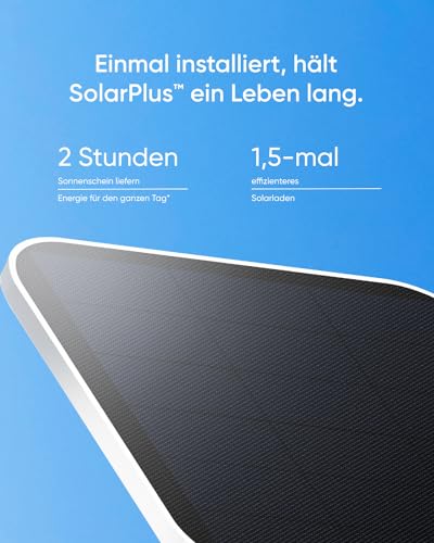 eufy Security SoloCam S340, Kamera Überwachung Aussen, 360°-Überwachung, Keine Toten Winkel, Überwachungskamera Aussen Akku, Solar, 2,4GHz WLAN, Gebührenfreie Nutzung, HomeBase 3 kompatibel - 3