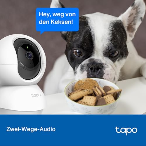 Tapo TP-Link C200 360°-WLAN-Überwachungskamera für den Innenbereich, FHD 1080P, Nachtsicht, Bewegungserkennung, Zwei-Wege-Audio, kompatibel mit Alexa und Google Assistant, für Babys/Haustiere - 6