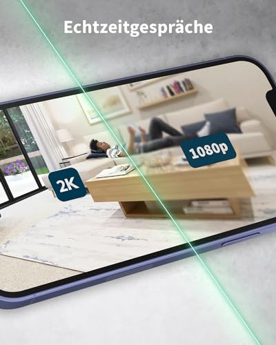 Arlo Indoor Überwachungskamera Innen, 2er Set, 2K HD Video, 2-Wege-Audio, Bewegungsmelder, Kabelgebunden, Ideal Als Babyphone, Haustierkamera, Hausüberwachung, mit Arlo Secure Plan Testzeitraum, Weiß - 5