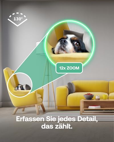 Arlo Indoor 3 HD Überwachungskamera Innen, 2er Set, HD Video, 2-Wege-Audio, Bewegungsmelder, Kabelgebunden, Babyphone, Haustierkamera, Hausüberwachung, mit Secure Plan Testzeitraum, Weiß - 3