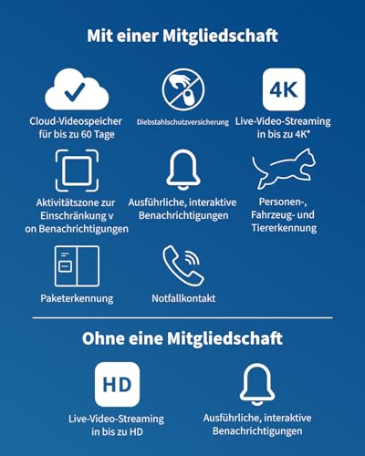 Arlo Indoor 3 HD Überwachungskamera Innen, 2er Set, HD Video, 2-Wege-Audio, Bewegungsmelder, Kabelgebunden, Babyphone, Haustierkamera, Hausüberwachung, mit Secure Plan Testzeitraum, Weiß - 9