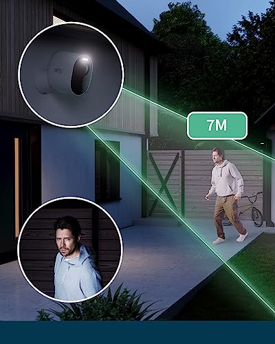 Arlo Ultra 2 Überwachungskamera Aussen WLAN, Kabellos, 4K UHD Qualitätsprodukt, 180° Sichtfeld, Spotlight, Farb-Nachtsicht, Bewegungsmelder, Alarm Sirene, Zusatzkamera mit Akku, SmartHub Benötigt - 9