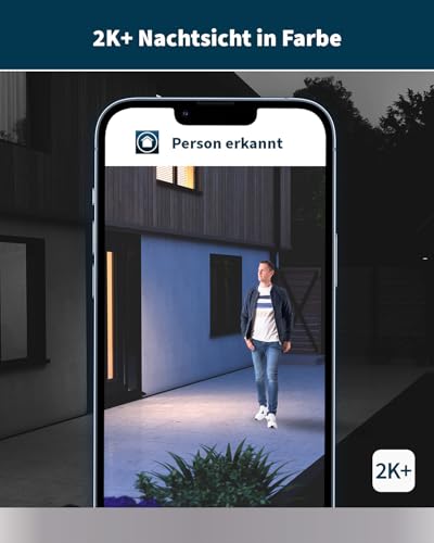 Arlo Pro 5 Überwachungskamera Aussen WLAN, 2K+ HDR Video, Kabellos, Verbesserte Farbnachtsicht, 160° Blickwinkel, Spotlight, 2-Wege Audio, Alarm Sirene, Secure Testzeitraum, 1er Set, Weiß - 2
