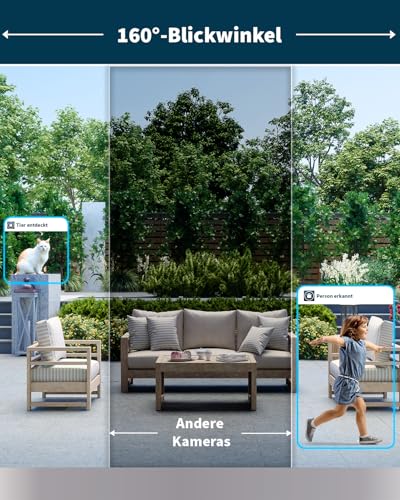 Arlo Pro 5 Überwachungskamera Aussen WLAN, 2K+ HDR Video, Kabellos, Verbesserte Farbnachtsicht, 160° Blickwinkel, Spotlight, 2-Wege Audio, Alarm Sirene, Secure Testzeitraum, 1er Set, Weiß - 3