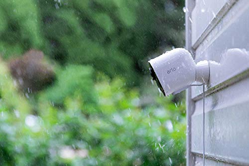 Arlo Ultra WLAN Überwachungskamera 4K Alarmanlage, Aussen, kabellos, Bewegungsmelder, Smart Home, Nachtsicht, 180 Grad, 2-Wege Audio, mit Testzeitraum für Arlo Secure Plan, Weiß VMS5140 - 2