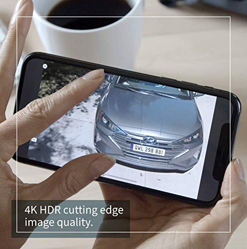 Arlo Ultra WLAN Überwachungskamera 4K Alarmanlage, Aussen, kabellos, Bewegungsmelder, Smart Home, Nachtsicht, 180 Grad, 2-Wege Audio, mit Testzeitraum für Arlo Secure Plan, Weiß VMS5140 - 4