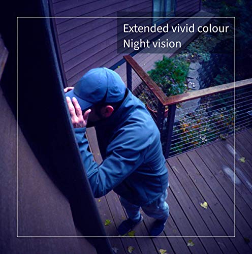 Arlo Ultra WLAN Überwachungskamera 4K Alarmanlage, Aussen, kabellos, Bewegungsmelder, Smart Home, Nachtsicht, 180 Grad, 2-Wege Audio, mit Testzeitraum für Arlo Secure Plan, Weiß VMS5140 - 5