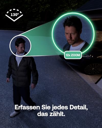 Arlo Essential 3 HD Akku Überwachungskamera Aussen WLAN, Kabellos, 1080p Video, Farbnachtsicht, Licht, Bewegungsmelder, Sirene, 2-Wege Audio, Smart Home + Arlo Secure Plan Testzeitraum, 2er Set - 4