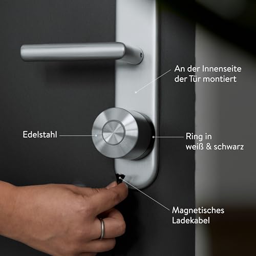 Nuki Smart Lock Ultra, elektronisches Türschloss mit Bluetooth, WLAN & Matter, für mühelose Integration ins Smart Home, Tür entsperren über Fernzugriff, mit 3 verschiedenen Sperrmodi - 2