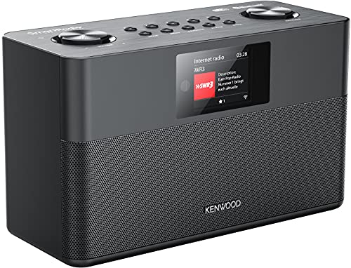 KENWOOD CR-ST100S-B - Smart-Radio mit Internetradio, WLAN, 2 x 10 W RMS, Bassreflex Lautsprecher, DAB+, UKW, Bluetooth, USB, Line-In/-Out, Weckfunktion, Sleeptimer, TFT-Farbdisplay, Fernbedienung - 7