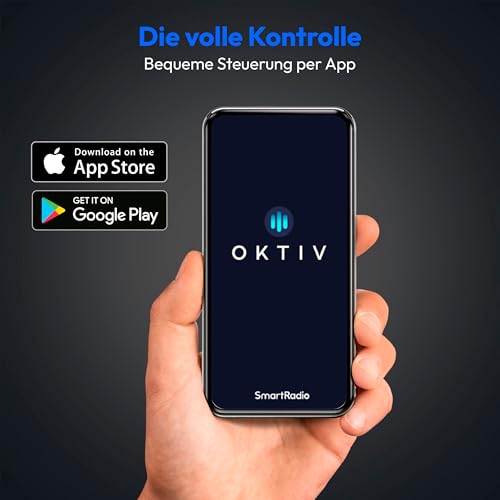 MEDION P85333 Internetradio mit DAB+ (WLAN, UKW, Spotify Connect, Amazon Music, DLNA, USB, Kopfhörer-Anschluss, AUX, Stereo Line-Out Cinch, Sleep Timer) schwarz - 6