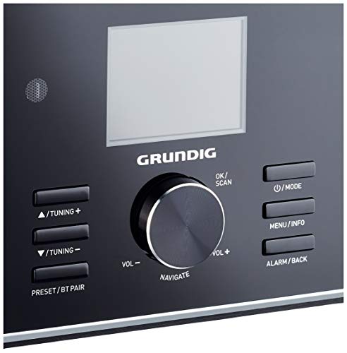 GRUNDIG DTR 6000 X Internetradio, DAB+, FM-Radio, 2.1 Stereo-Lautsprechersystem, Spotify Connect, Bluetooth, Weckerfunktion, inkl. Fernbedienung, TFT Farbdisplay, Schwarz - 3