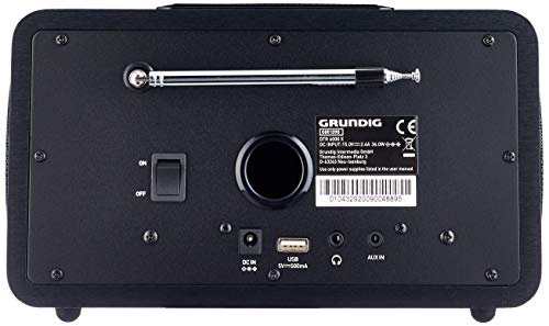 GRUNDIG DTR 6000 X Internetradio, DAB+, FM-Radio, 2.1 Stereo-Lautsprechersystem, Spotify Connect, Bluetooth, Weckerfunktion, inkl. Fernbedienung, TFT Farbdisplay, Schwarz - 4